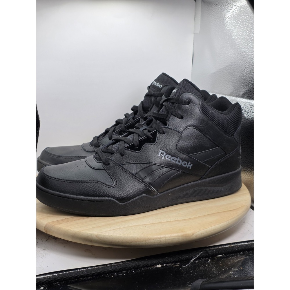 Mens 15 -Reebok royalBB4500 H2 High Hi WideBlack/Grey CLASSIC Basketball Leather